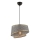 BARETTE Pendant Light 1xE27/60W/230V Grey/Gold