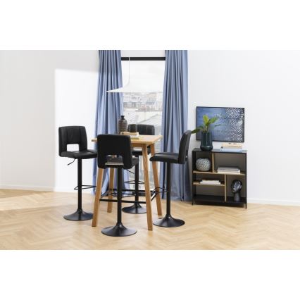 Барний стілець SERENA 1 шт. чорний