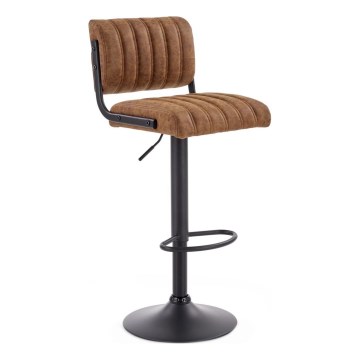Барный стул 109x46 см черный/коричневый