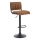 Барный стул 109x46 см черный/коричневый
