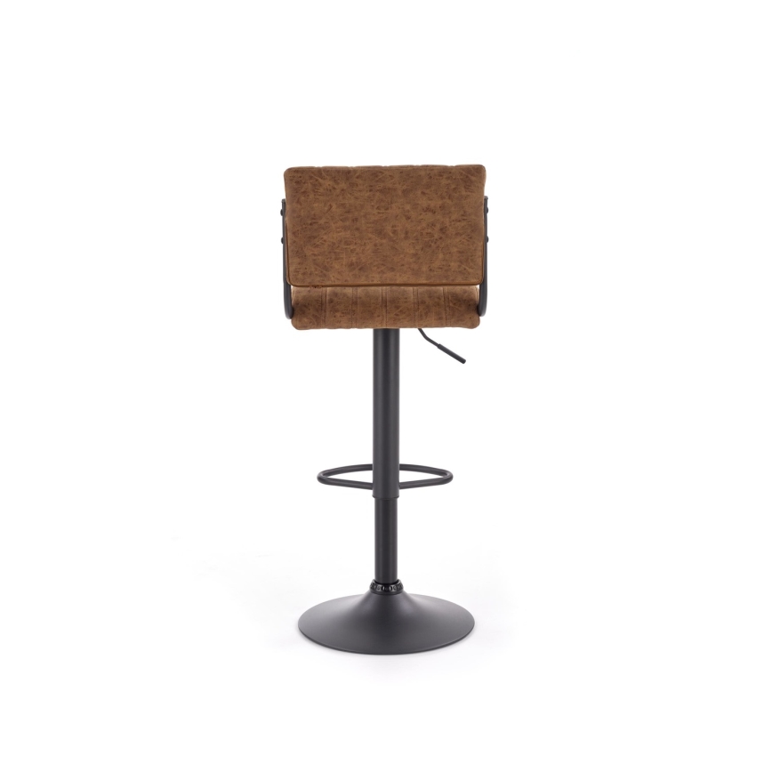 Барный стул 109x46 см черный/коричневый