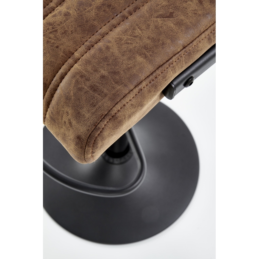 Барный стул 109x46 см черный/коричневый