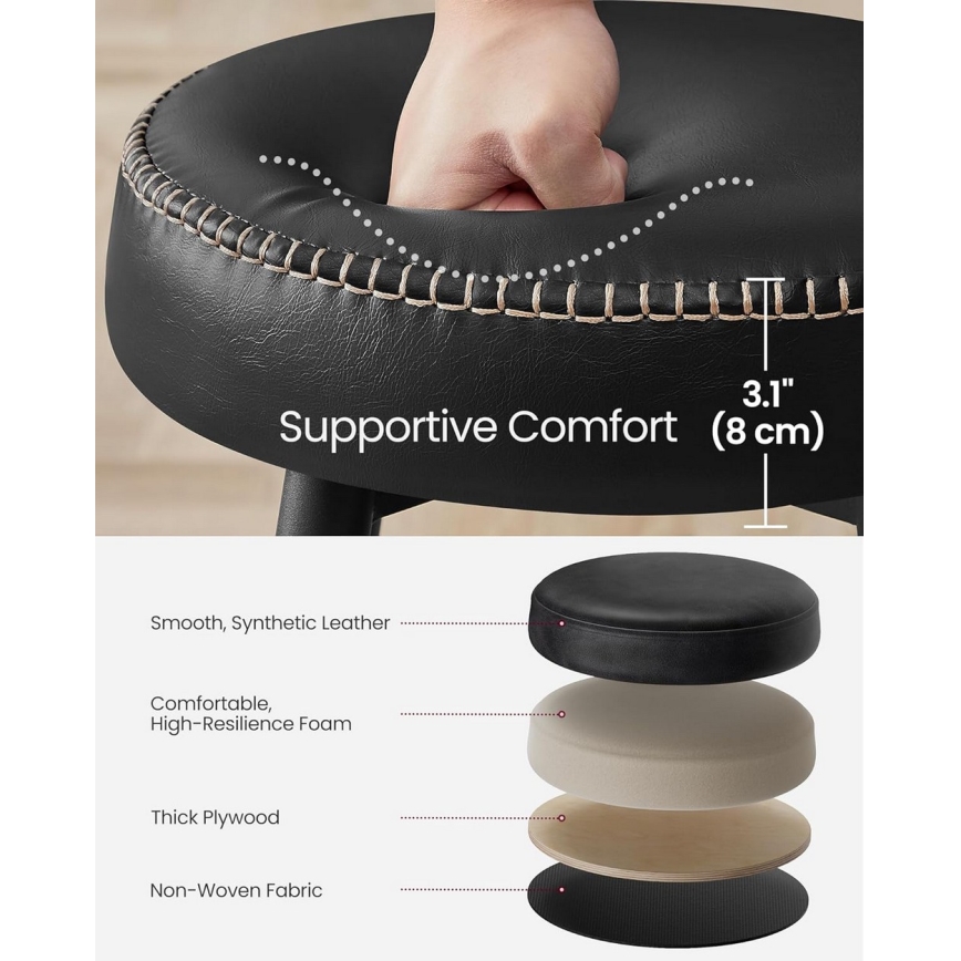 Барный стул LIOR черный