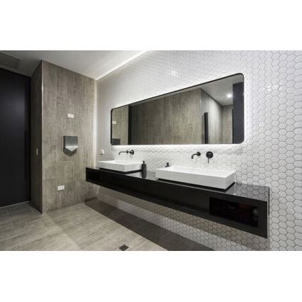 BAT-B0969 - Змішувач для умивальника LUNGO для прихованого монтажу, матовий чорний