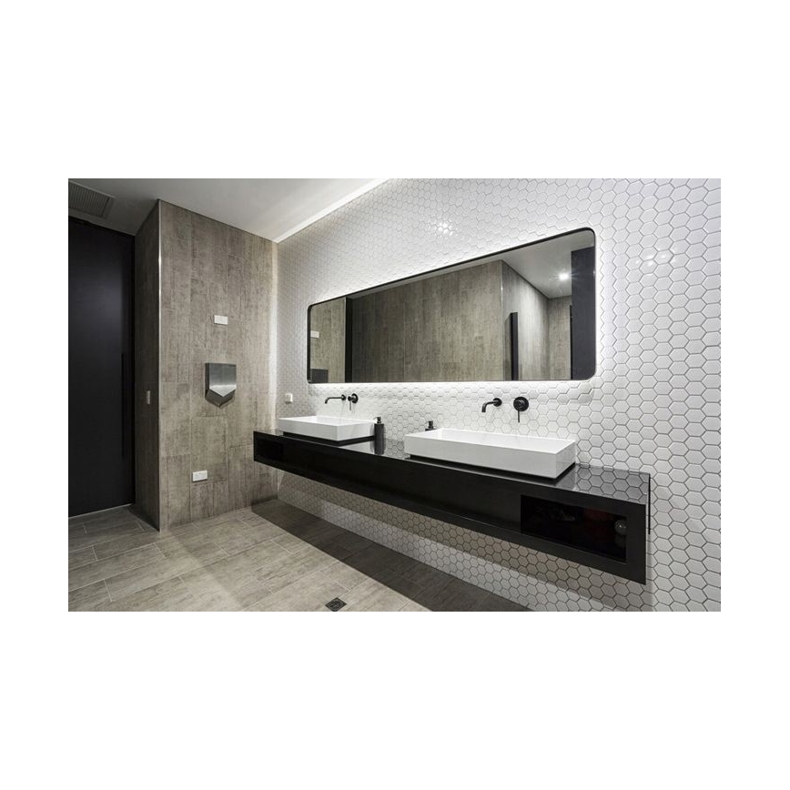 BAT-B0969 - Змішувач для умивальника LUNGO для прихованого монтажу, матовий чорний