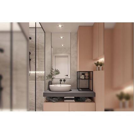 BAT-B0969 - Змішувач для умивальника LUNGO для прихованого монтажу, матовий чорний