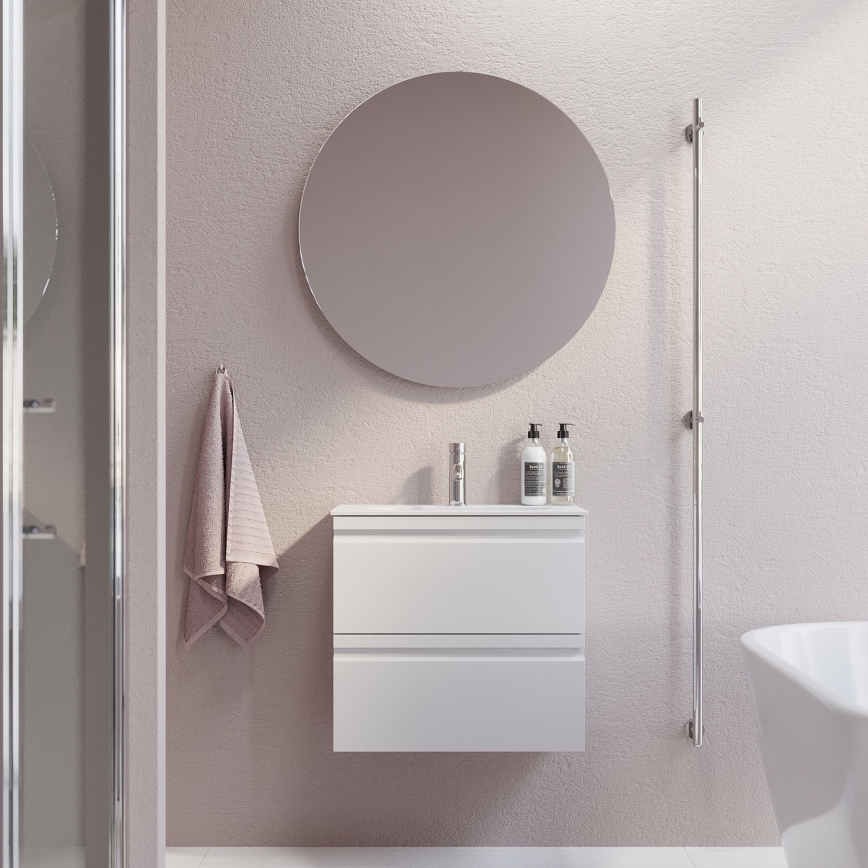 BATH DELUXE 01-080-00-58-00 - Для ванної кімнати дзеркало NORDBORG діаметр 80 см