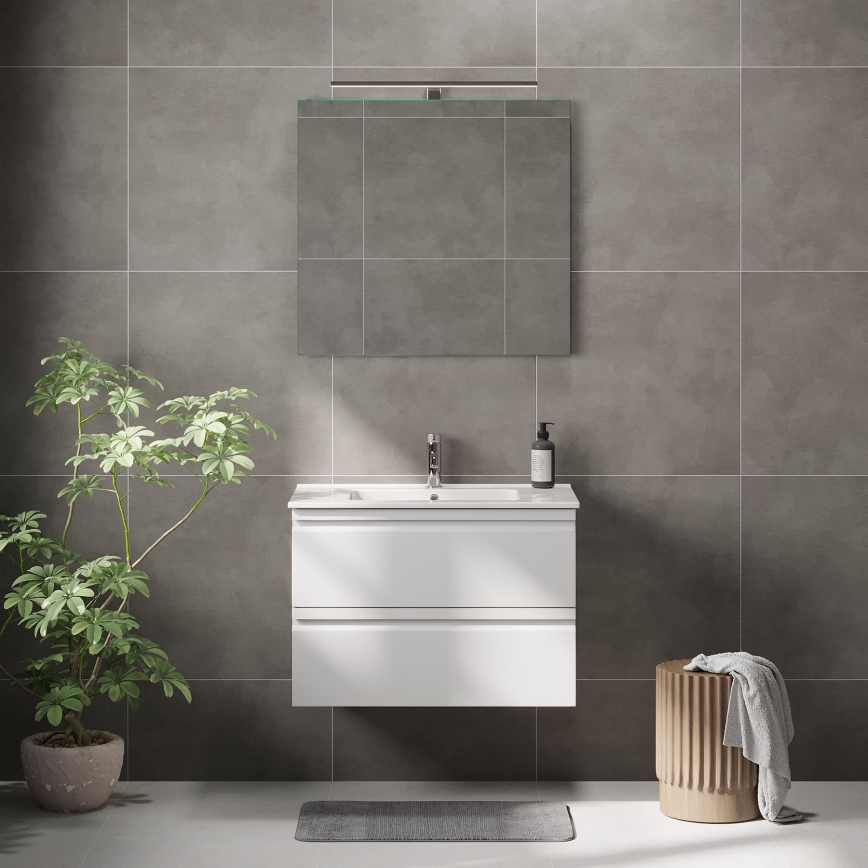BATH DELUXE 01-080-01-58-00 - Для ванної кімнати дзеркало NORDBORG 80x75 см