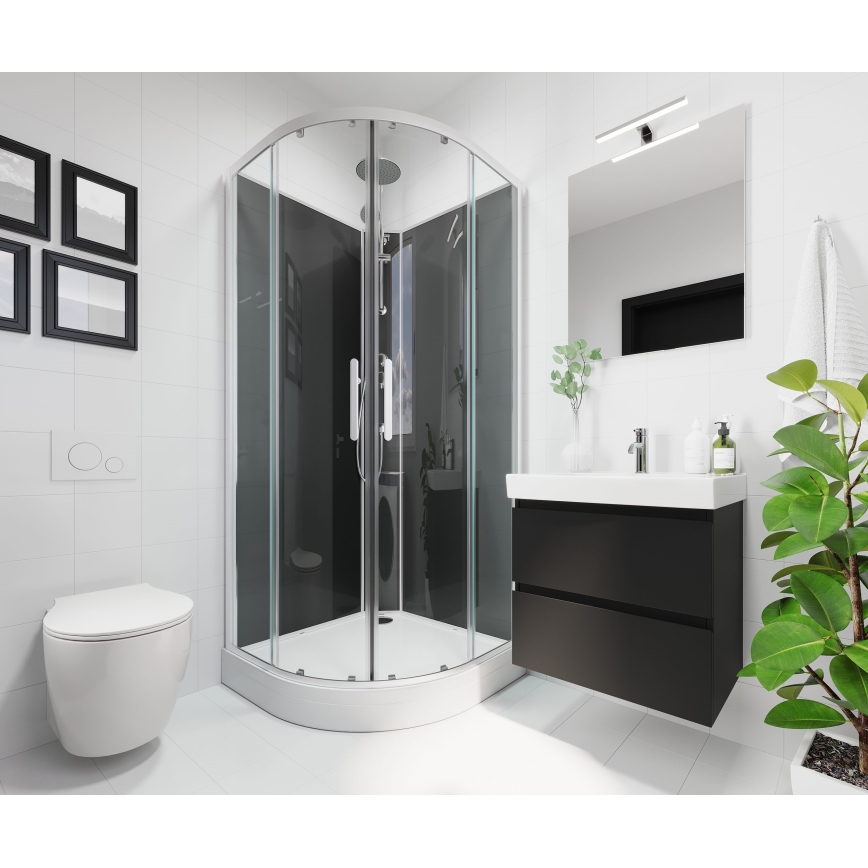 BATH DELUXE 01-080-01-58-00 - Для ванної кімнати дзеркало NORDBORG 80x75 см
