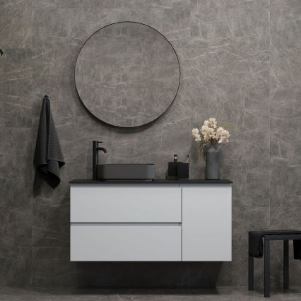 BATH DELUXE 01-080-09-02-00 - Для ванної кімнати дзеркало BORGSTED діаметр 80 см чорний