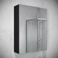 BATH DELUXE 02-050-63-02-01 - Шафка з дзеркалом для ванної кімнати KENWOOD 65x50 см матовий чорний