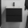 BATH DELUXE 03-060-63-02-01 - Шафа для ванної кімнати з умивальником KENWOOD 61 см матовий чорний