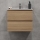 BATH DELUXE 03-060-64-86-01 - Шафа для ванної кімнати з умивальником KENWOOD 61 см дуб