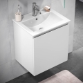 BATH DELUXE 09-050-63-01-01 - Шафа для ванної кімнати з умивальником KENWOOD 51 см матовий білий