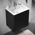 BATH DELUXE 09-050-63-02-01 - Шафа для ванної кімнати з умивальником KENWOOD 51 см матовий чорний