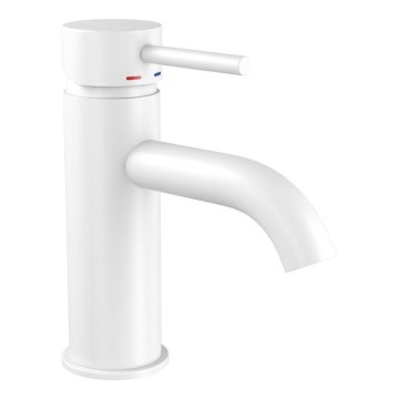 BATH DELUXE 28-005-01-01-04 - Змішувач для умивальника DRAGOR 15,6 см матовий білий