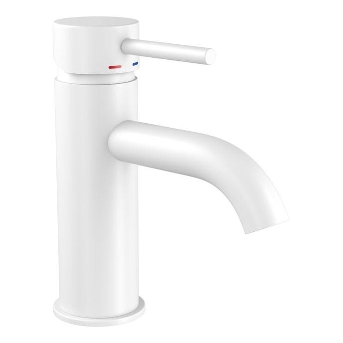 BATH DELUXE 28-005-01-01-04 - Змішувач для умивальника DRAGOR 15,6 см матовий білий