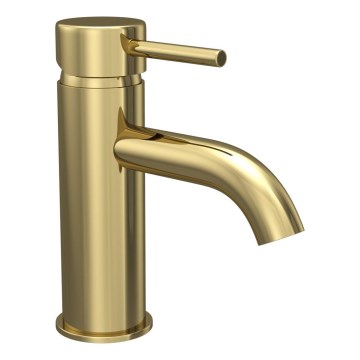 BATH DELUXE 28-005-01-64-04 - Змішувач для умивальника DRAGOR 15,6 см глянцевий латунь