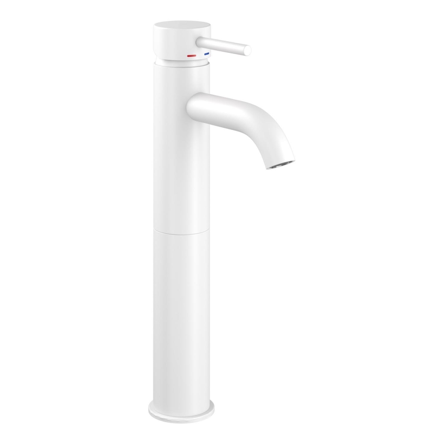 BATH DELUXE 28-005-02-01-00 - Змішувач для умивальника DRAGOR 29 см матовий білий