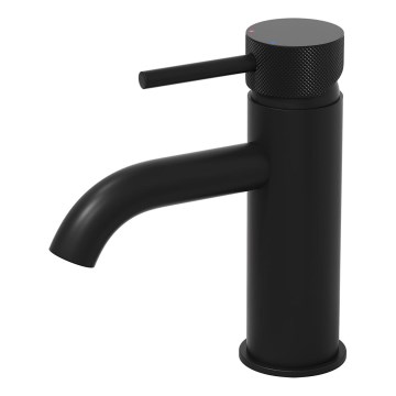 BATH DELUXE 28-005-03-02-00 - Змішувач для умивальника ANHOLT 15,6 см матовий чорний