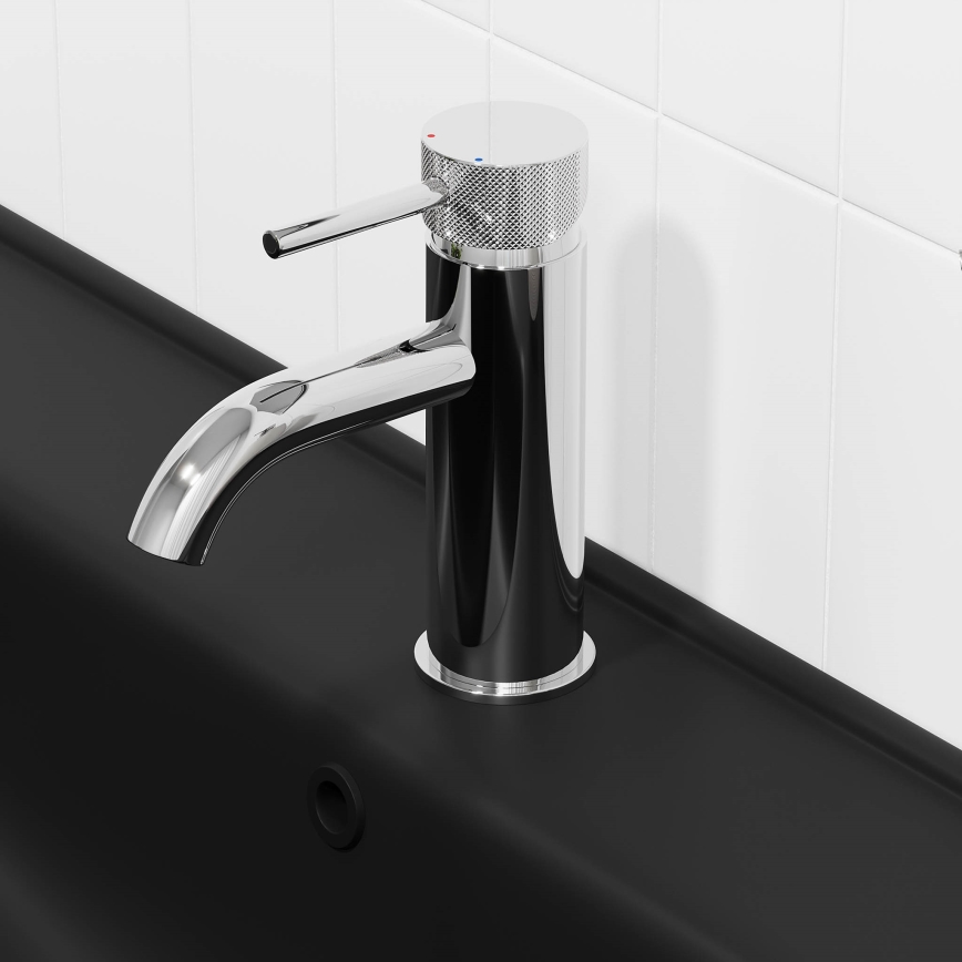 BATH DELUXE 28-005-03-60-00 - Смеситель для умывальника ANHOLT 15,6 см блестящий хром