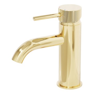 BATH DELUXE 28-005-03-64-00 - Змішувач для умивальника ANHOLT 15,6 см глянцевий латунь
