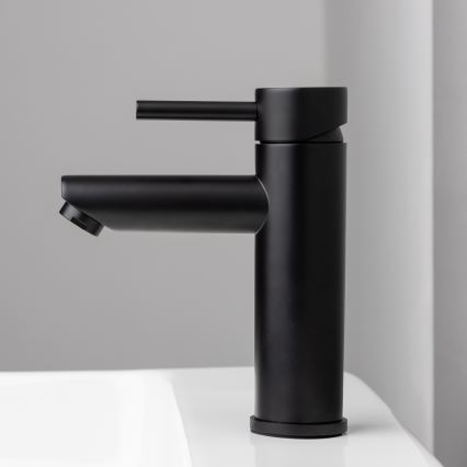 BATH DELUXE 28-017-03-02-02 - Змішувач для умивальника RINGSTED 17,8 см матовий чорний