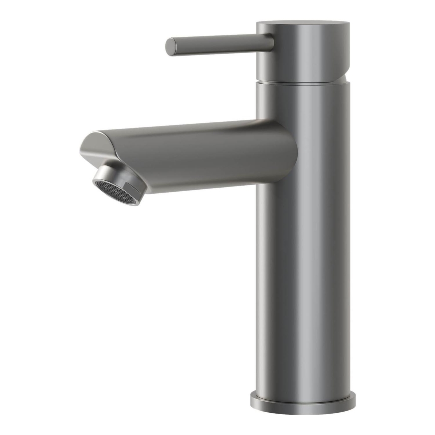 BATH DELUXE 28-017-03-73-02 - Змішувач для умивальника RINGSTED 17,8 см порошковий сірий