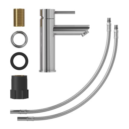 BATH DELUXE 28-017-03-83-02 - Змішувач для умивальника RINGSTED 17,8 см глянцевий хром