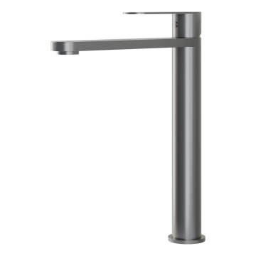 BATH DELUXE 28-027-02-73-02 - Смеситель для умывальника TARNBY 27,3 см порошковый серый