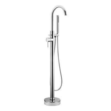 BATH DELUXE 28-114-01-60-00 - Отдельно стоящий гарнитур для ванны со смесителем DRAGOR 116 см блестящий хром
