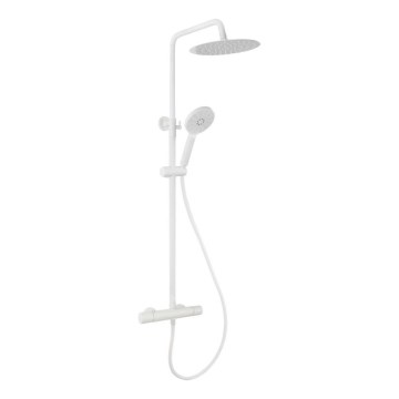 BATH DELUXE 31-120-05-01-00 - Душевой комплект с термостатическим смесителем DRAGOR матовый белый