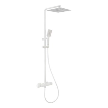 BATH DELUXE 31-120-06-01-00 - Душевой гарнитур с термостатическим смесителем NAESBY матовый белый