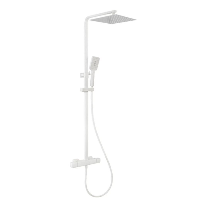 BATH DELUXE 31-120-06-01-00 - Душевой гарнитур с термостатическим смесителем NAESBY матовый белый