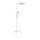 BATH DELUXE 31-120-06-01-00 - Душевой гарнитур с термостатическим смесителем NAESBY матовый белый