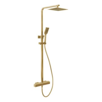BATH DELUXE 31-120-06-70-00 - Душевой гарнитур с термостатическим смесителем NAESBY матовая латунь