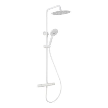 BATH DELUXE 31-120-07-01-00 - Душевой гарнитур с термостатическим смесителем DRAGOR матовый белый