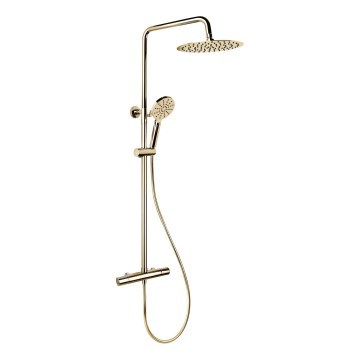 BATH DELUXE 31-120-07-64-00 - Душевой гарнитур с термостатическим смесителем DRAGOR блестящая латунь
