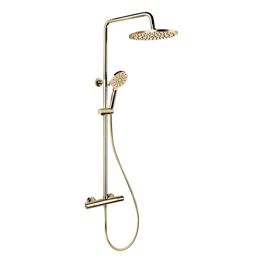 BATH DELUXE 31-120-08-64-00 - Душевой гарнитур с термостатическим смесителем DRAGOR блестящая латунь