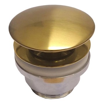 BATH DELUXE 33-004-05-64-04 - Відведення для умивальника RODBY діаметр 6,6 см глянцевий латунь