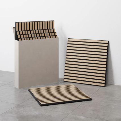 BATH DELUXE 54-060-08-86-12 - НАБІР 4x Акустична облицювальна панель DANVIKEN 60x60 см дуб