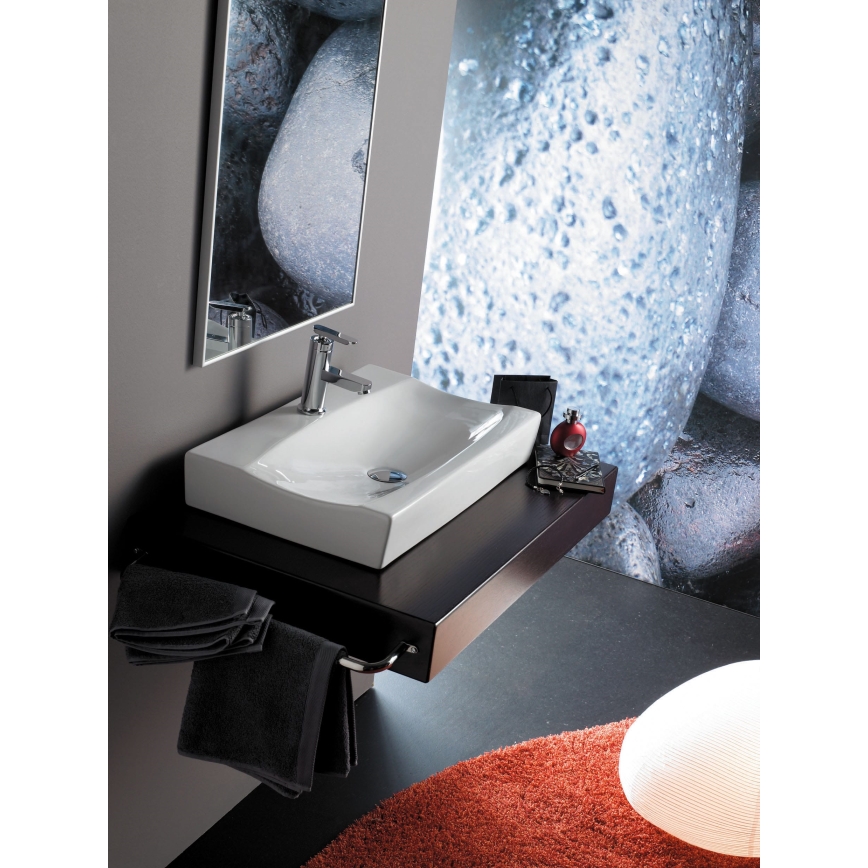 Bathco 0041 - Накладная раковина SARDINERO 61,5x37,5 см фарфор/белая