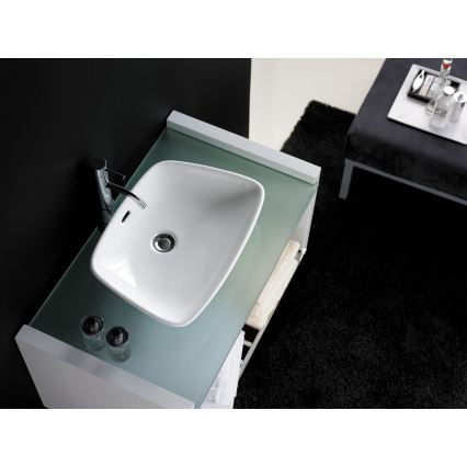 Bathco 0091 - Накладная раковина ANABEL 50x36 см фарфор/белая
