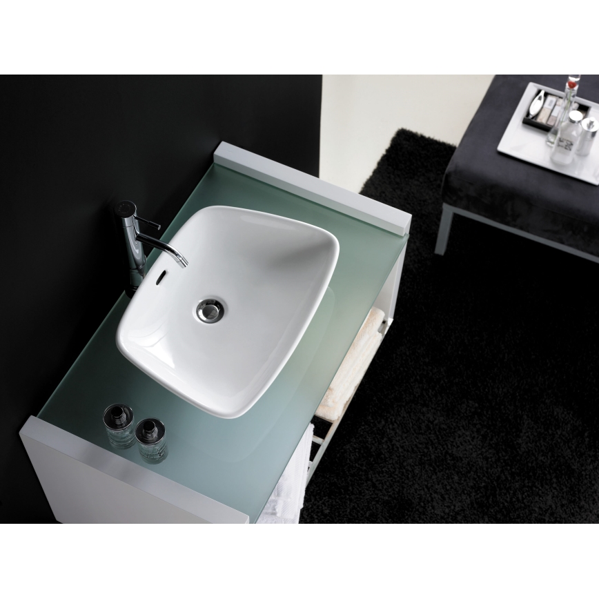 Bathco 0091 - Накладная раковина ANABEL 50x36 см фарфор/белая