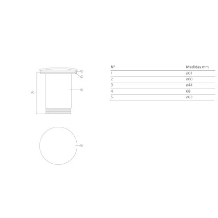 Bathco 0212BL - Донный клапан для умывальника без перелива CLICK-CLACK, диаметр 6 см, матовый белый