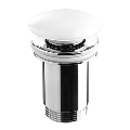 Bathco 0212PR - Натискна зливна пробка для умивальника без переливу CLICK-CLACK діаметром 6 см білий глянцевий