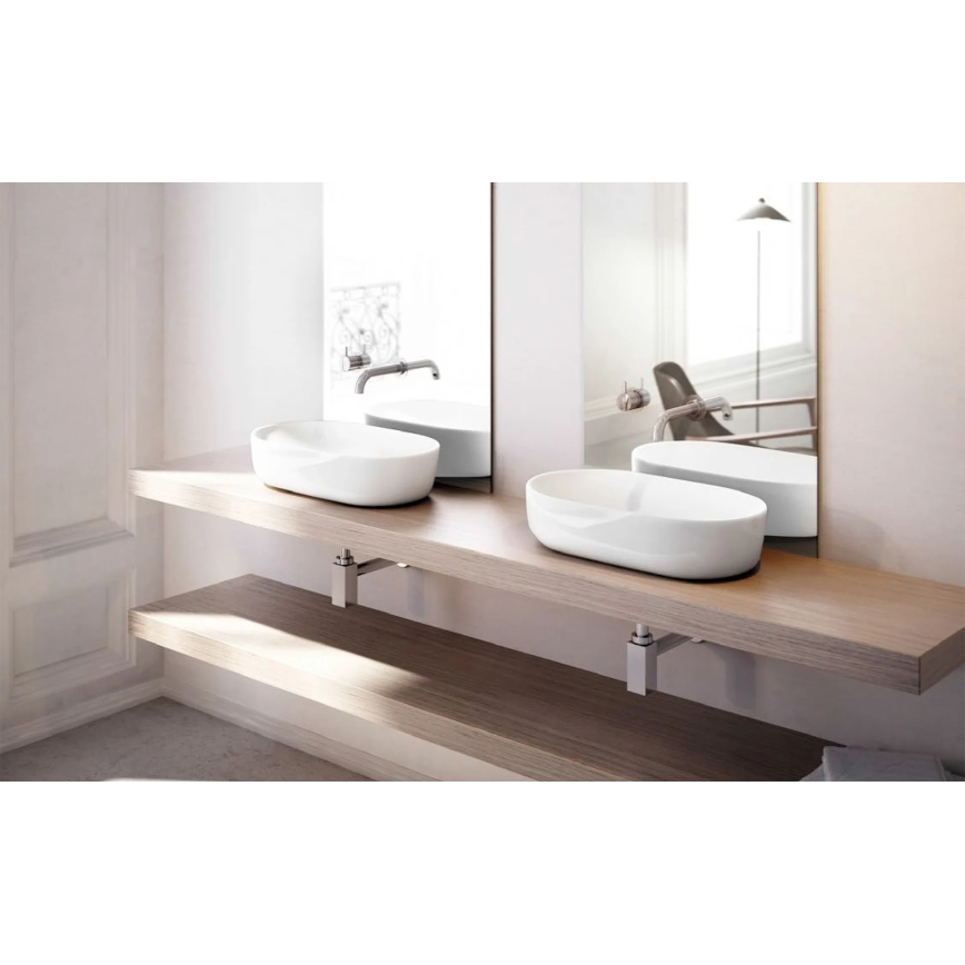 Bathco 4037 - Раковина на стільницю TOULOUSE 59x41,5 cm порцеляна/біла