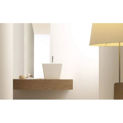 Bathco 4059 - Умивальник на стільницю GENOVA 42x42 см фарфор/білий