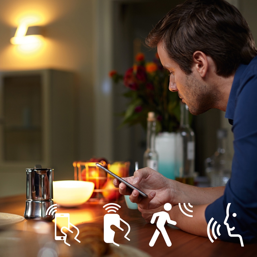 Базовий набір Philips Hue STARTER KIT WHITE 3xE27/9W 2700K + пристрій для підключення