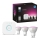 Базовий набір Philips Hue WHITE AND COLOR AMBIANCE 3xGU10/5,7W/230V 2000-6500K + пристрій для підключення
